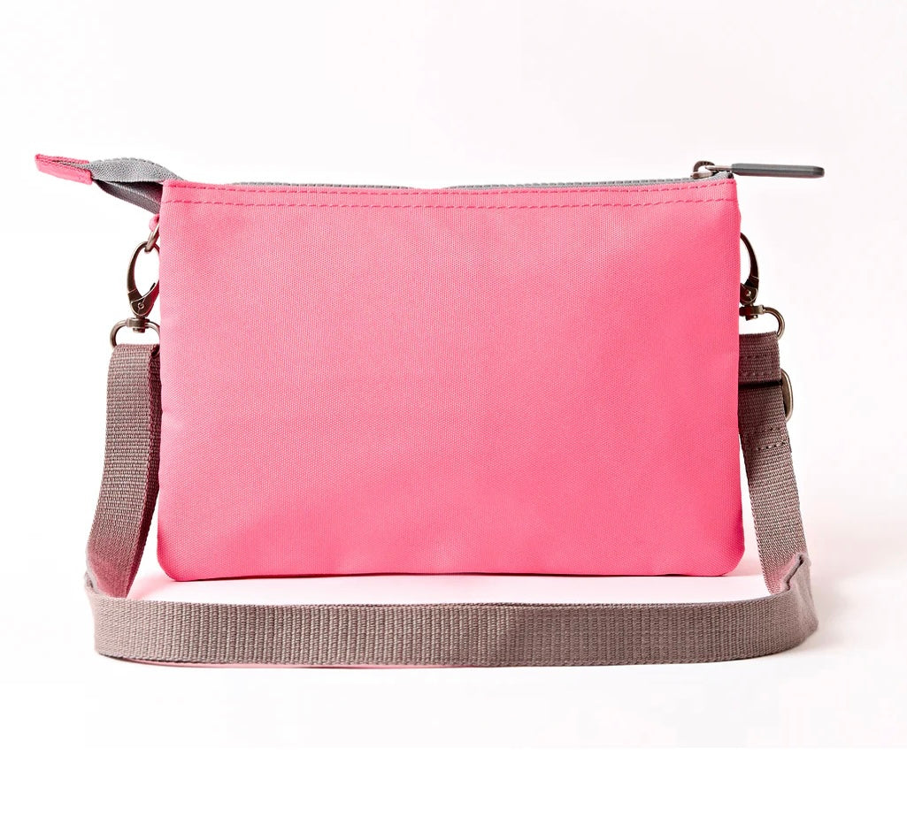 CARNABY RECYCLED CANVAS CROSSBODY BAG PINK LEMONADE