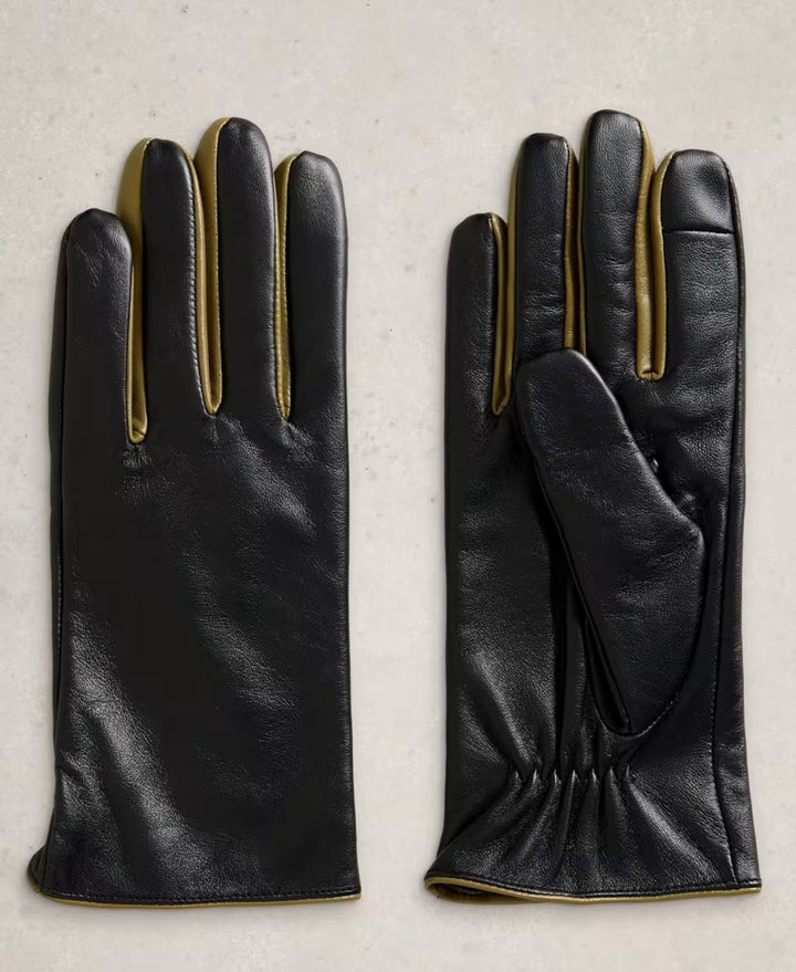 PURE BLACK CARRIE LEATHER GLOVE