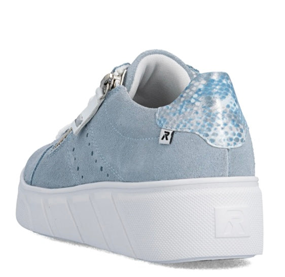 W2605-12 BLUE LACE UP TRAINER