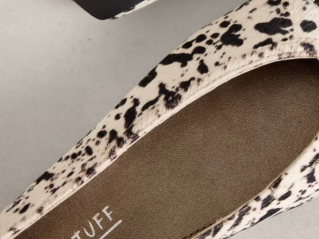 BROWN MULTI SLOANE BALLERINA SHOE