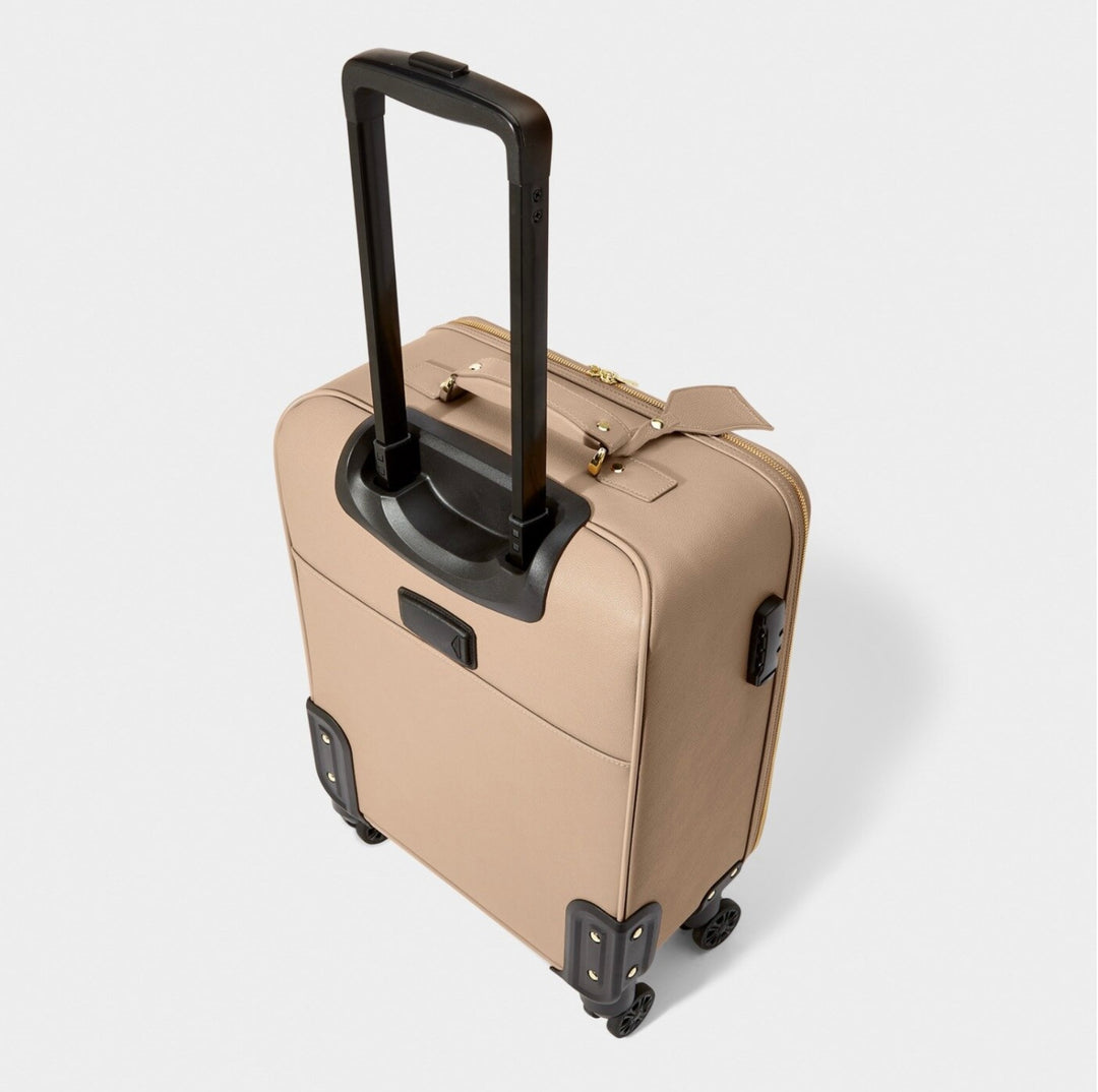 OXFORD CABIN SUITCASE IN SOFT TAN