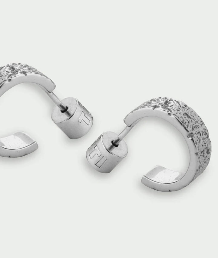 TIME EARRINGS SILVER