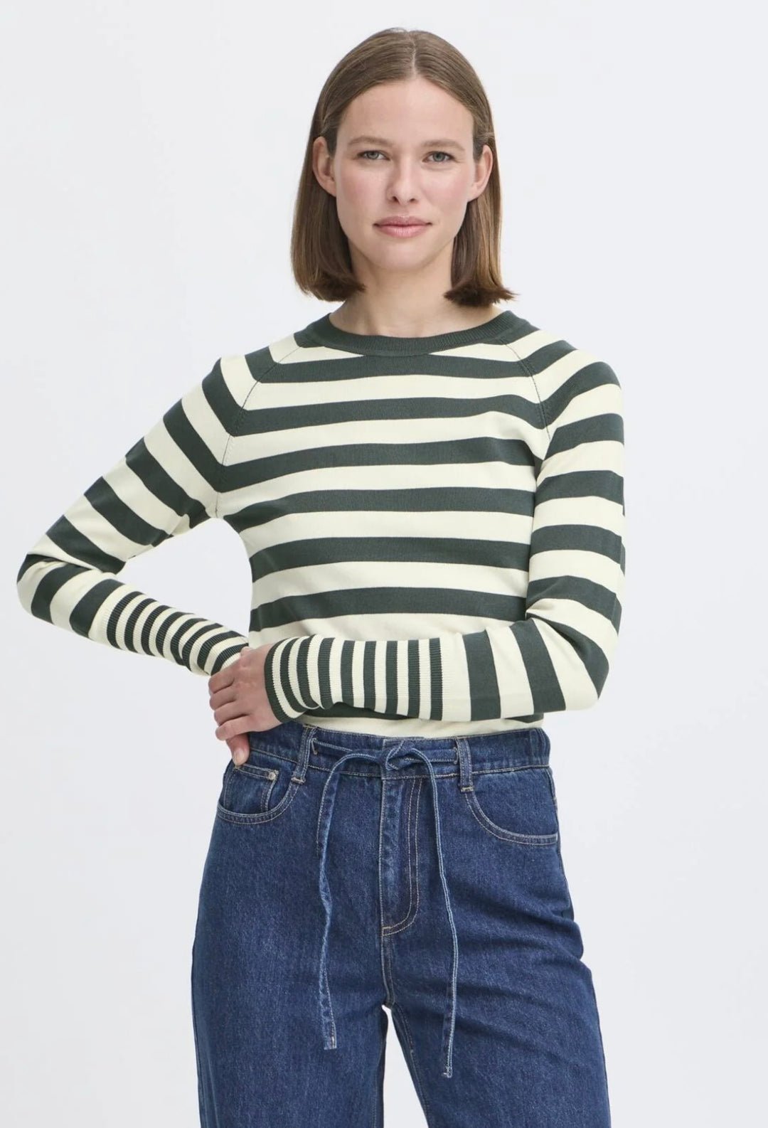 GREEN GABLES MIX MORLA LONG CUFF JUMPER