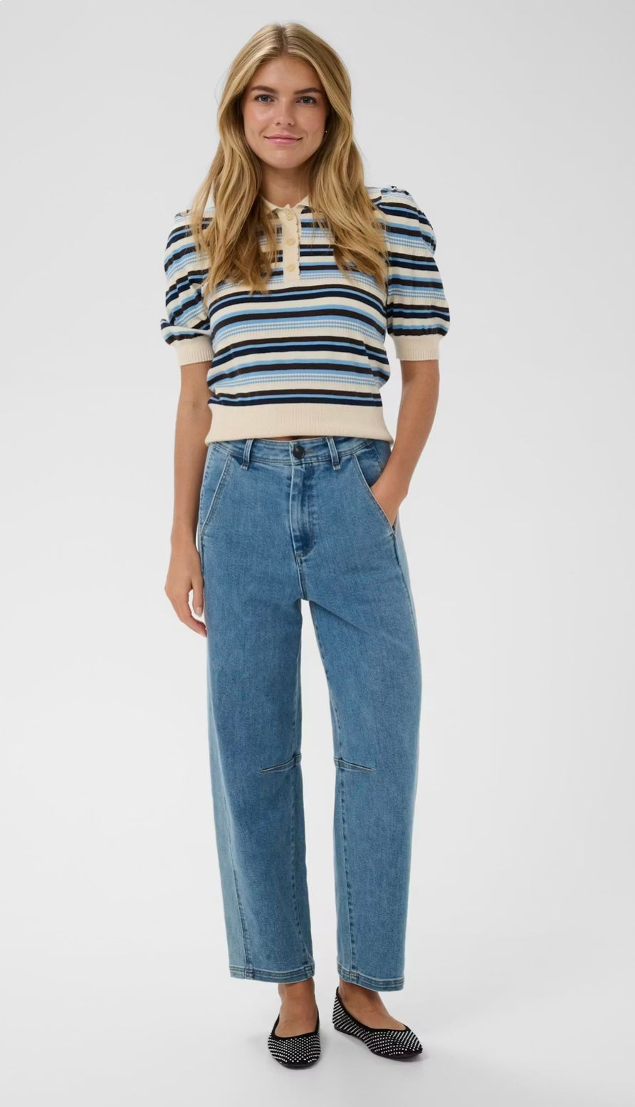 CLEAR BLUE DENIM MAUDE SZ JEAN