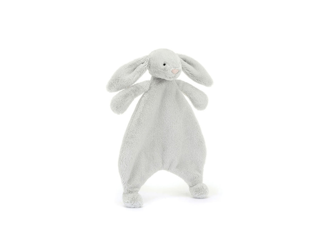 BASHFUL SILVER BUNNY COMFORTER