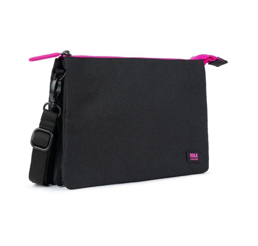 PINK LABEL CARNABY RECYCLED CANVAS X LARGE CROSSBODY BAG