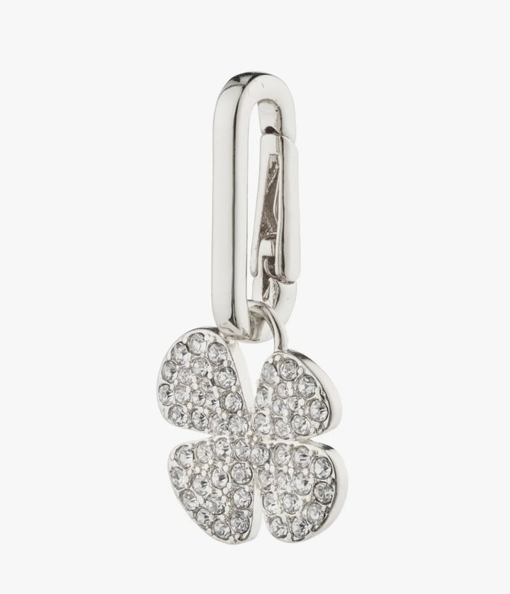 CHARM SILVER PLATED CLOVER PENDANT