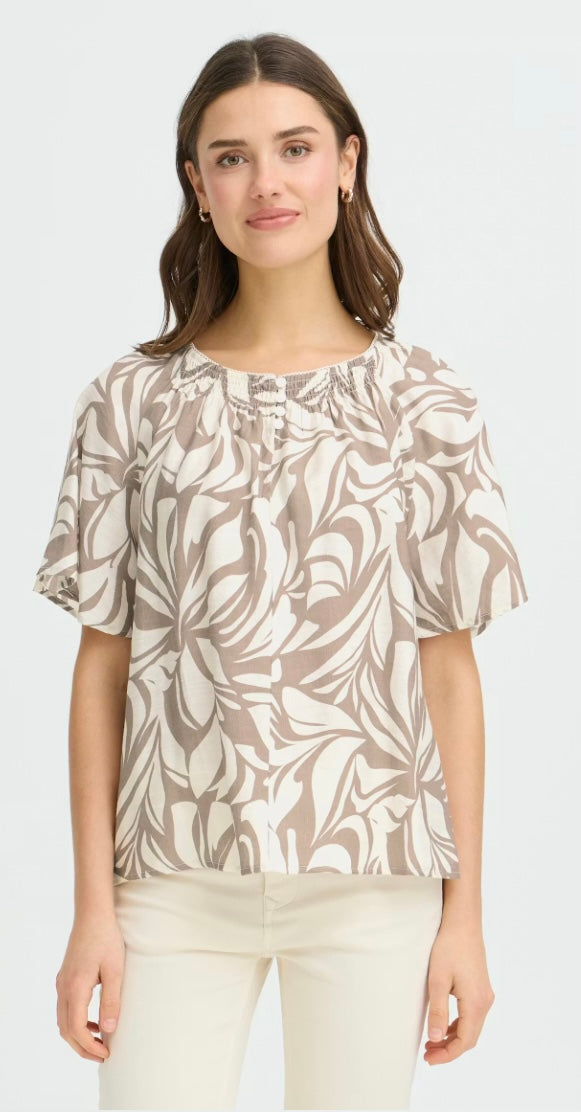 20617533 FLORAL REV M TRAIL ARIANA BLOUSE