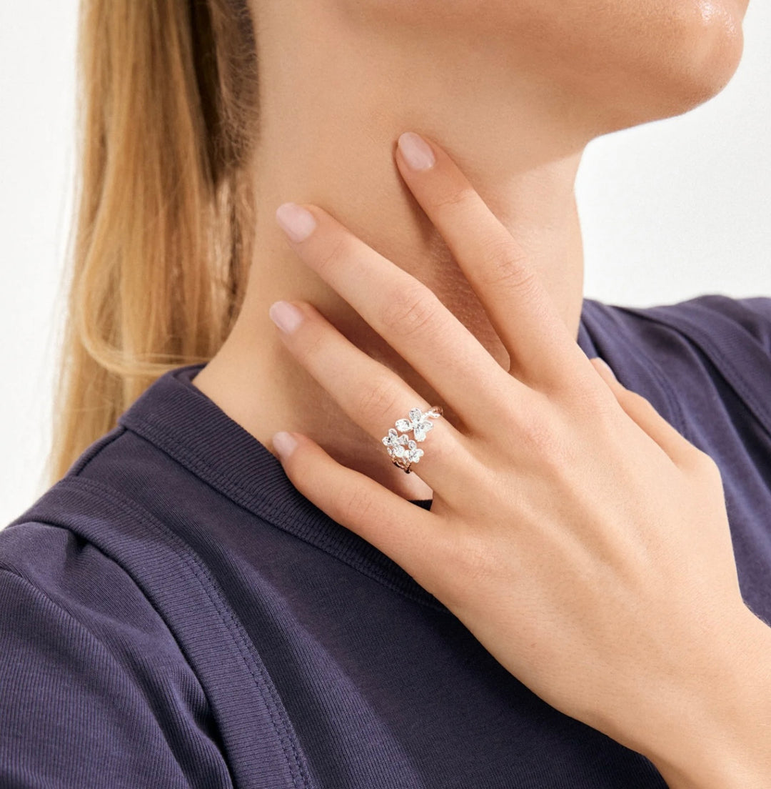 AJANI SILVER PLATED RING