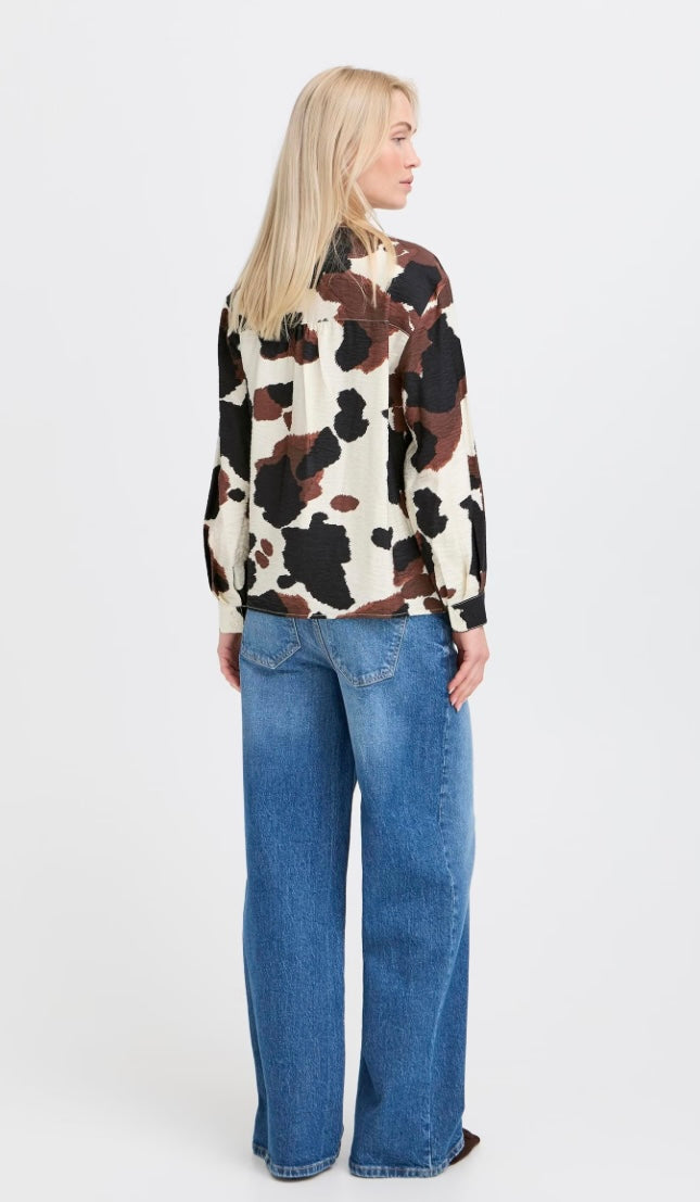 STRING COW PRINT HAMMA REGA SHIRT