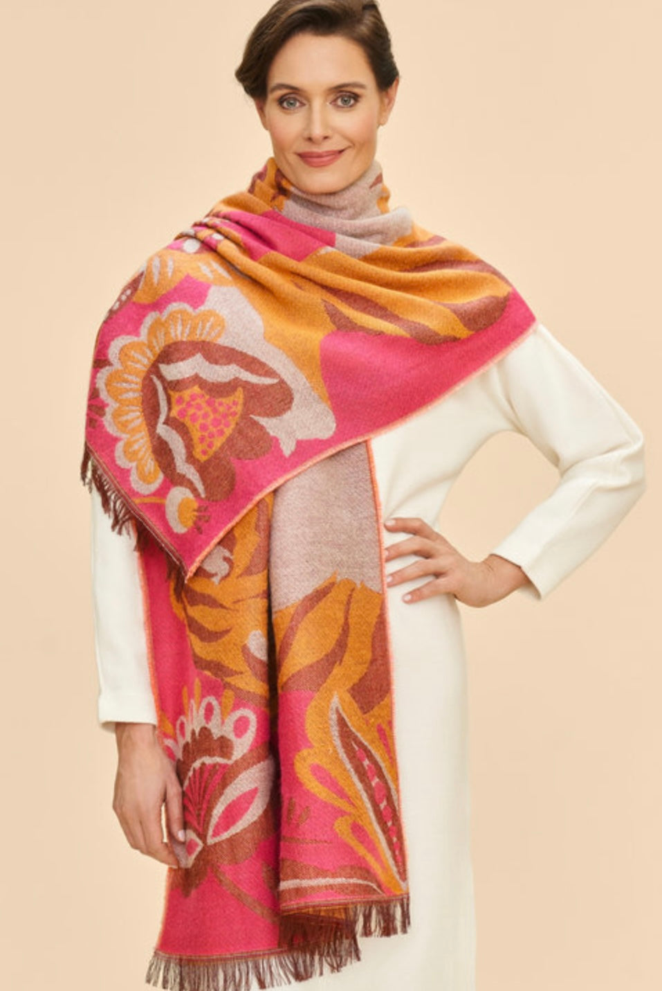 THRILL OF THE TIGER WOVEN SCARF