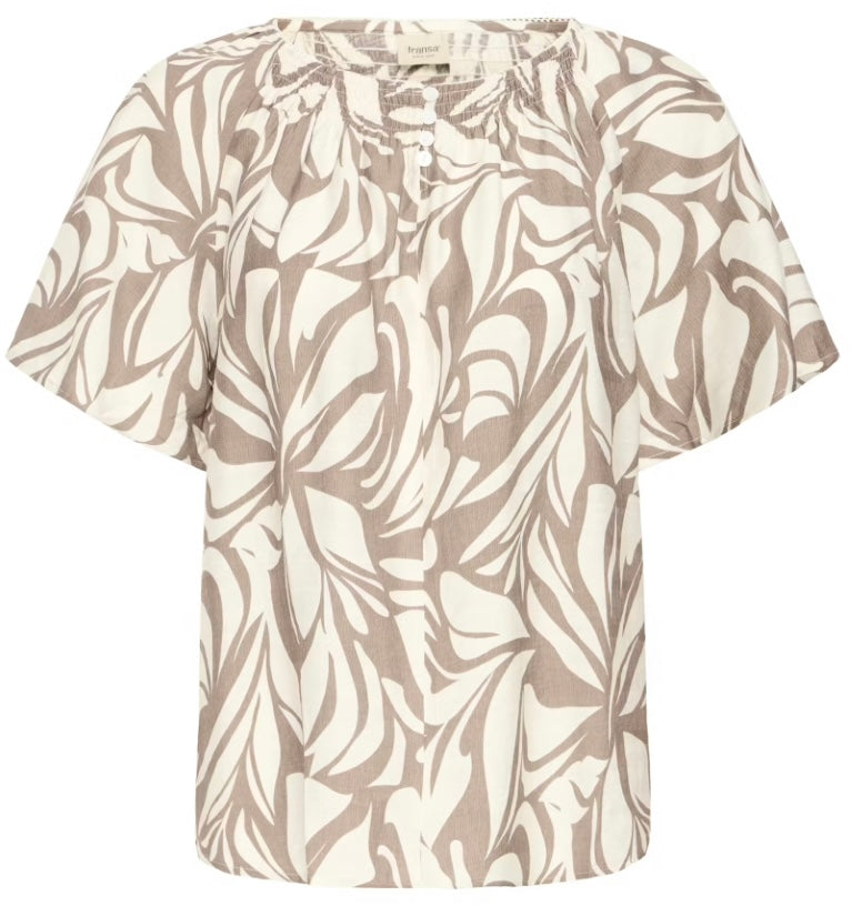 20617533 FLORAL REV M TRAIL ARIANA BLOUSE