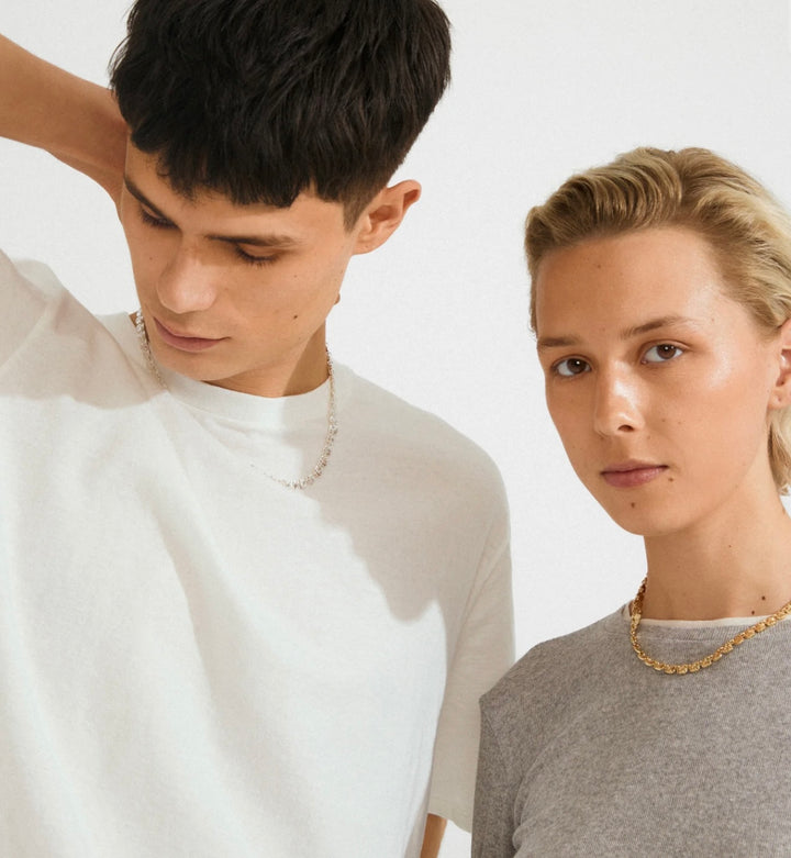 SENSE SILVER PLATED NECKLACE