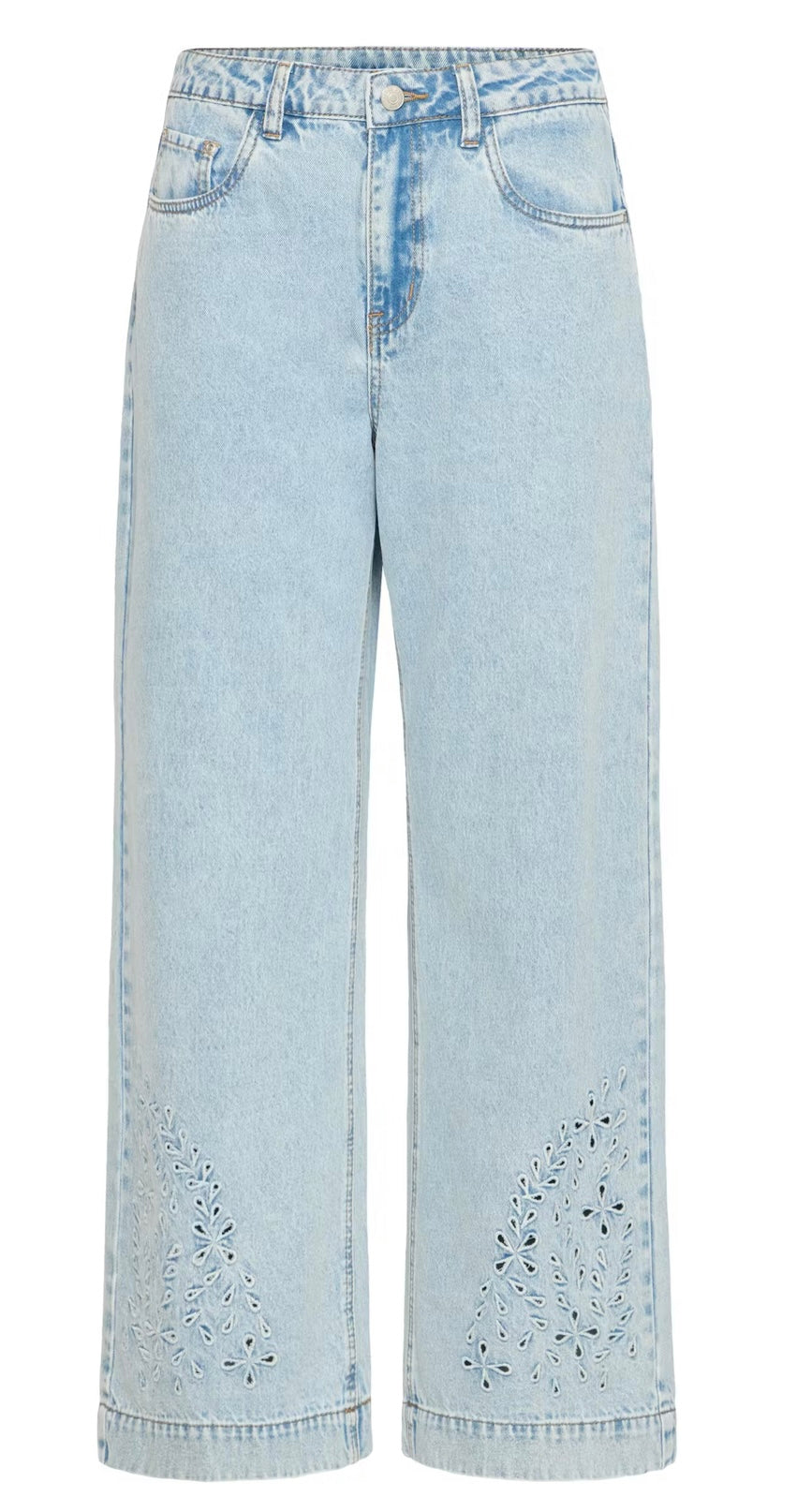 20818810 LIGHT BLUE DENIM KIELO EMBELLISHEDJEAN
