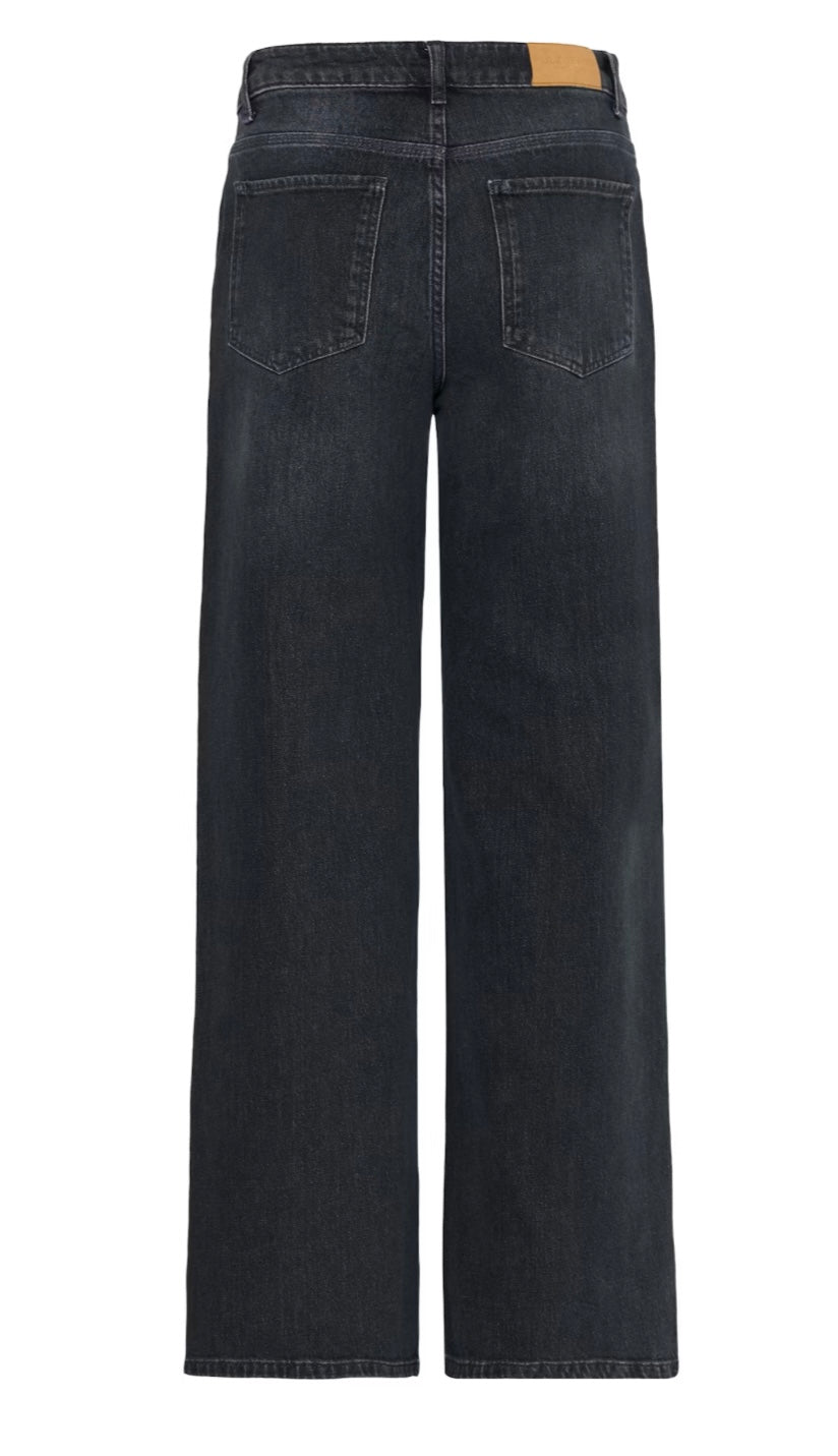 GREY BLUE DENIM VEGA UHW WIDE LEG JEAN