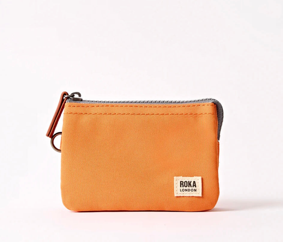 CARNABY RECYCLED CANVAS WALLET JAFFA ORANGE