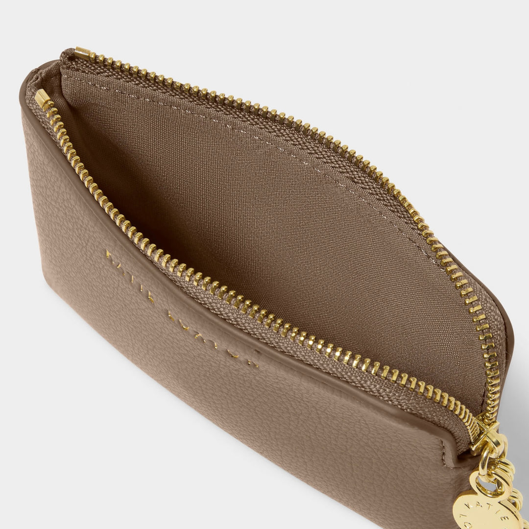 TILLY KEYCHAIN PURSE IN MOCHA