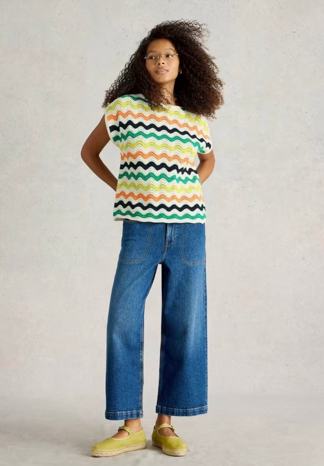 CALYPSO TEE WHITE MULTI