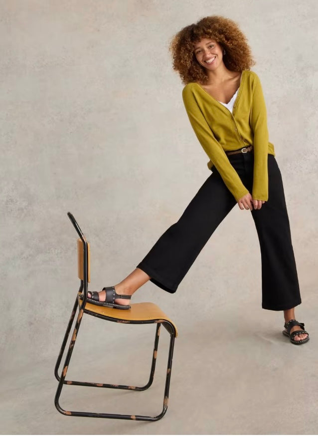 PURE BLACK TIA WIDE LEG CROP JEAN