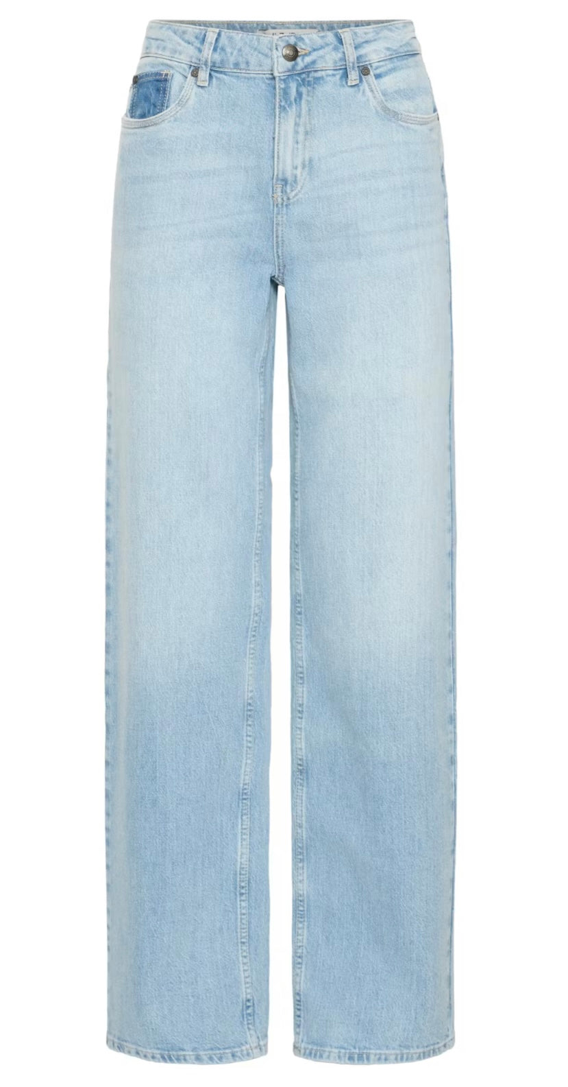 LIGHT BLUE DENIM VEGA UHW WIDE LEG JEAN