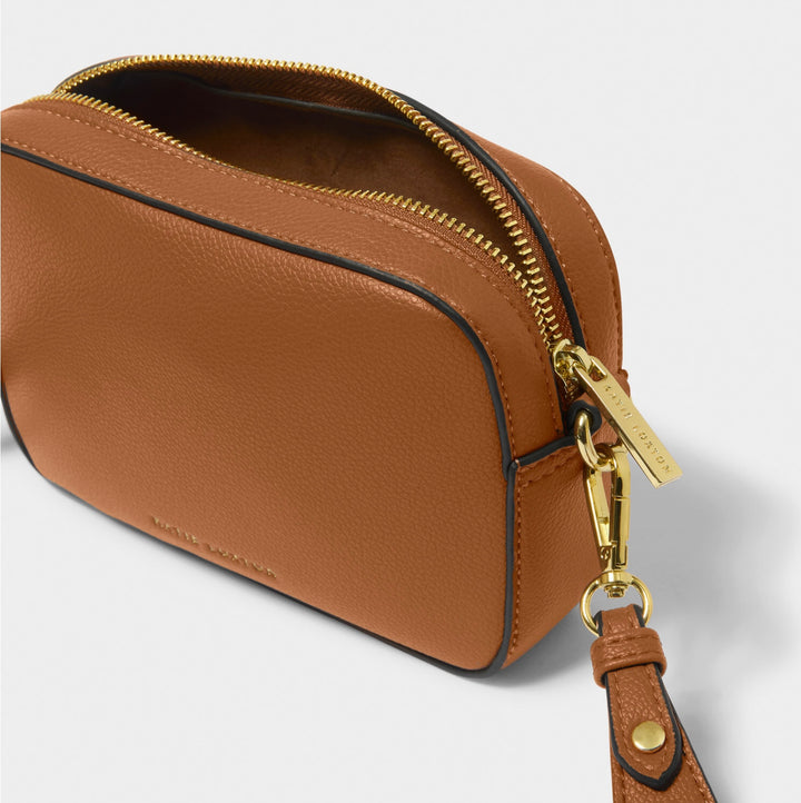 MARNI MINI CROSSBODY BAG IN COGNAC