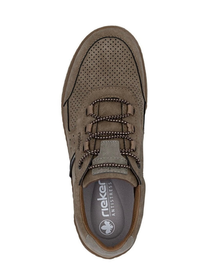 Rieker Men's Beige Slip-On Shoes 08351-64