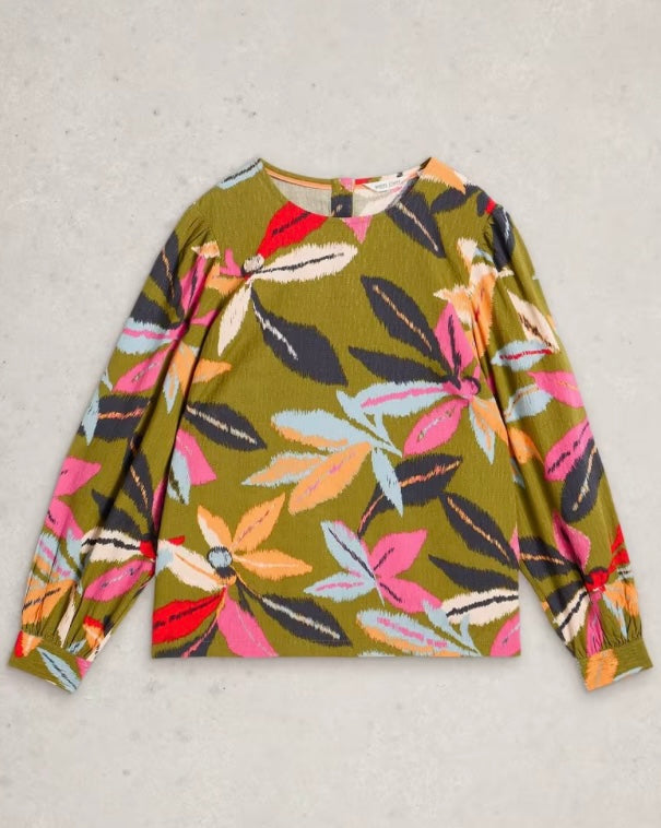 GREEN MULTI ULLA TOP