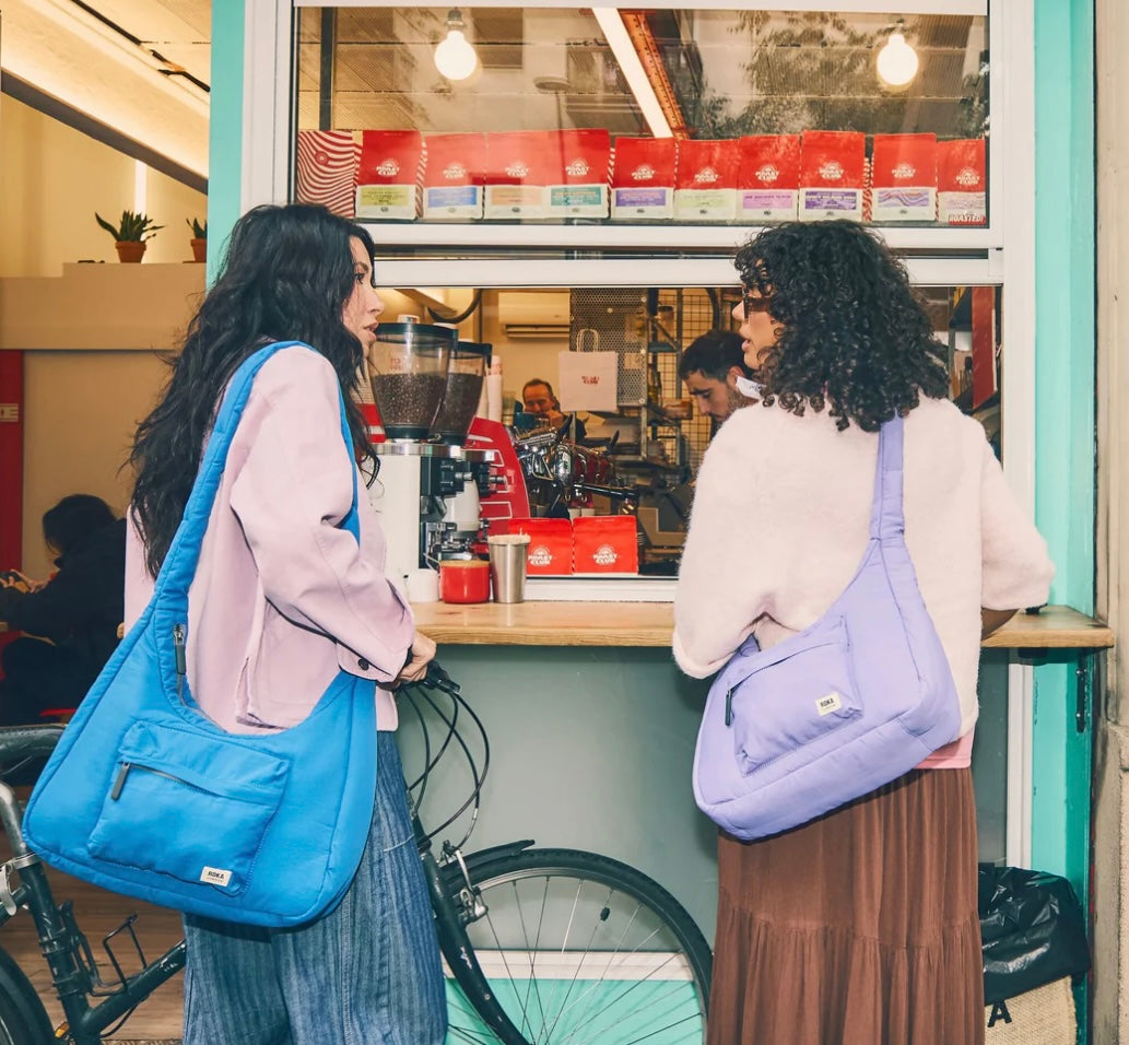 BELSIZE CROSSBODY TASLON BAG MALIBU BLUE