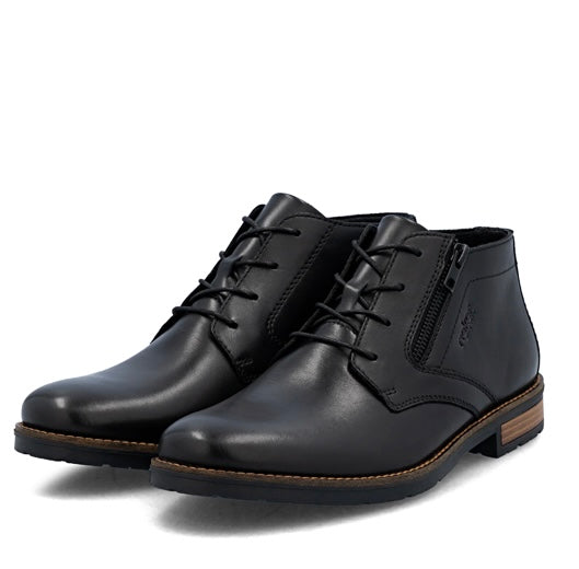 MENS BLACK ZIP DETAIL BOOT