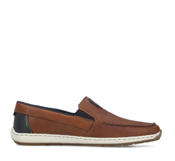 08867-25 MENS BROWN SLIP ON SHOE