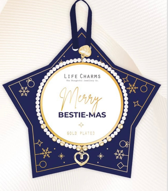 LIFE CHARMS MERRY BESTIE-MAS BRACELET BAUBLE