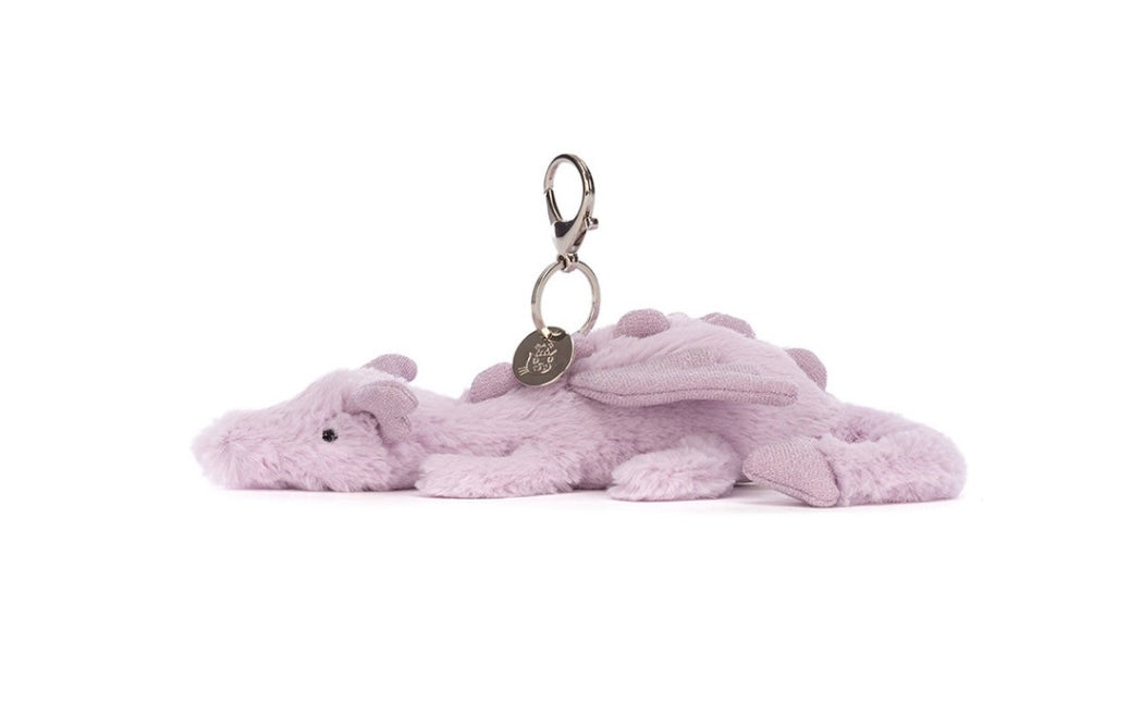 LAVENDER DRAGON BAG CHARM