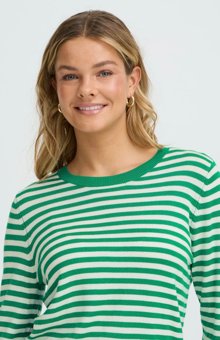 BOSPHORUS MARY STRIPE KNITTED PULLOVER