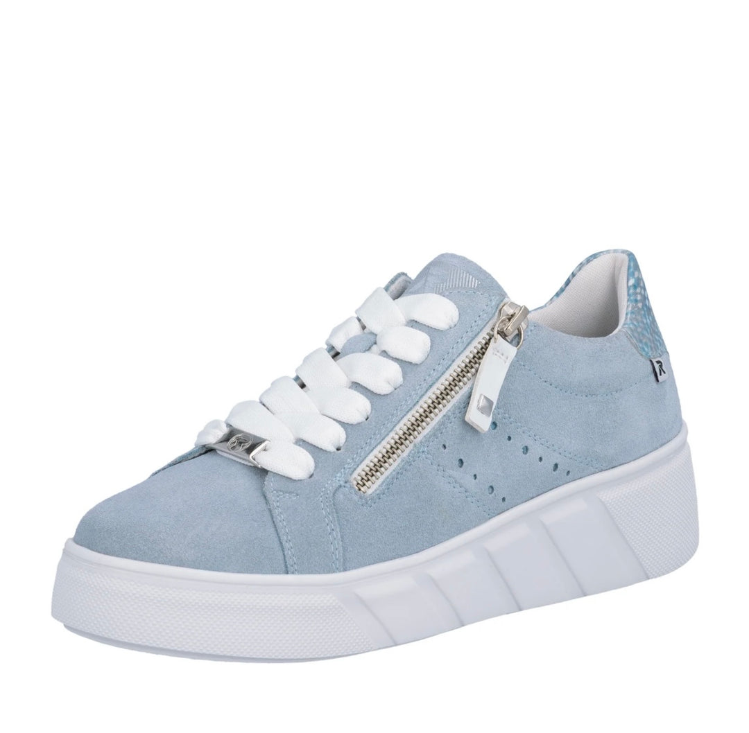 W2605-12 BLUE LACE UP TRAINER