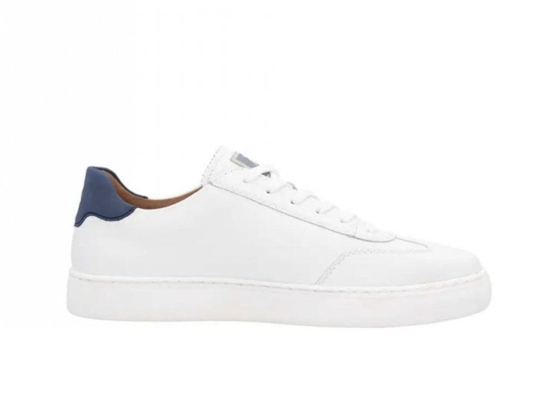 U0708-80 MEN'S SHOES WHITE COMBINATION GESTROBELT