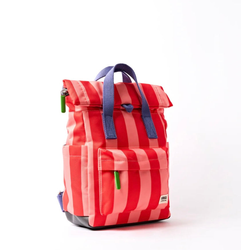 CANFIELD B RECYCLED CANVAS SMALL BACKPACK CIRCUS PRINT