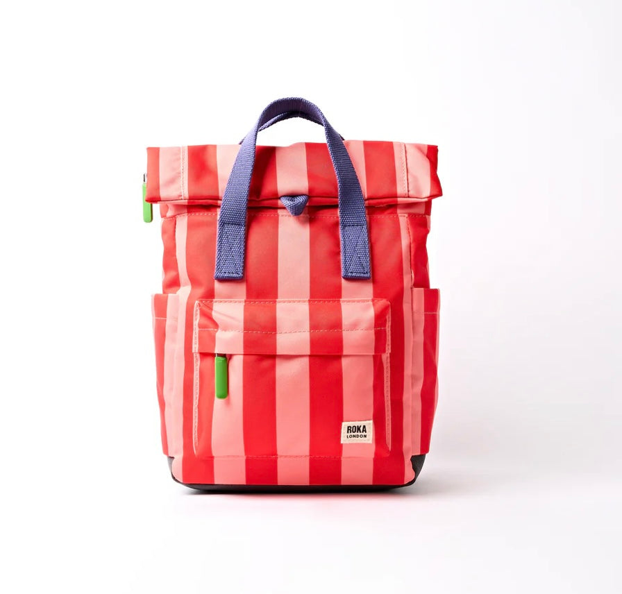 CANFIELD B RECYCLED CANVAS SMALL BACKPACK CIRCUS PRINT