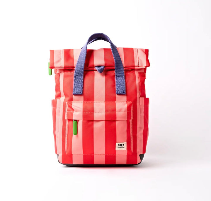 CANFIELD B RECYCLED CANVAS SMALL BACKPACK CIRCUS PRINT