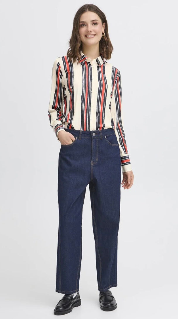 WHISPER WHITE ART ALDA SHIRT