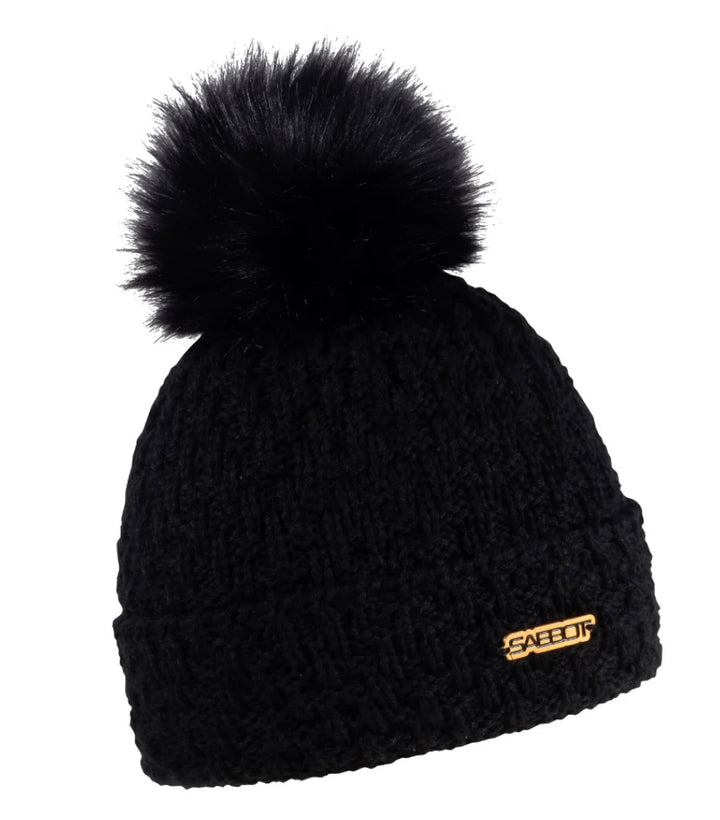 PETRA FOLD BOBBLE HAT