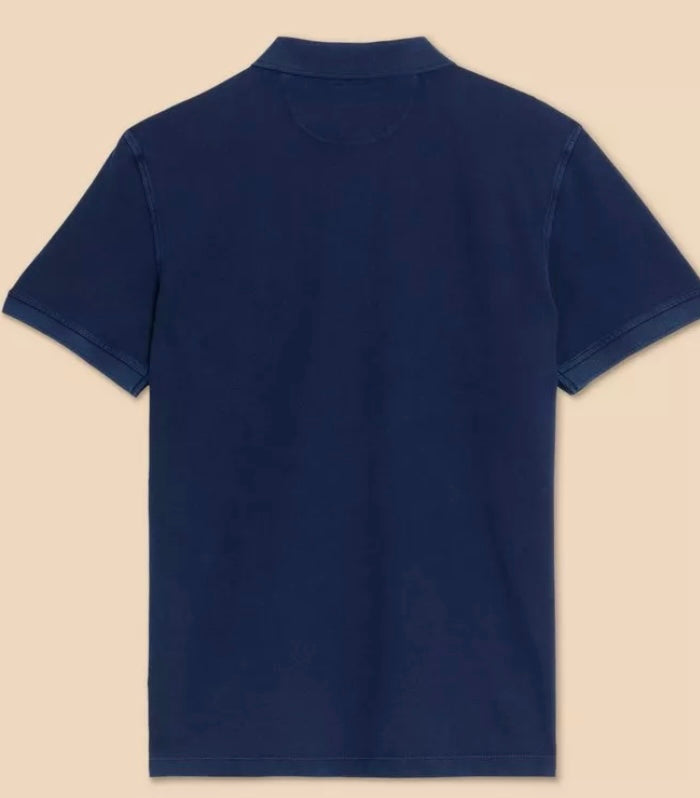 DEEP BLUE UTILITY POLO TOP