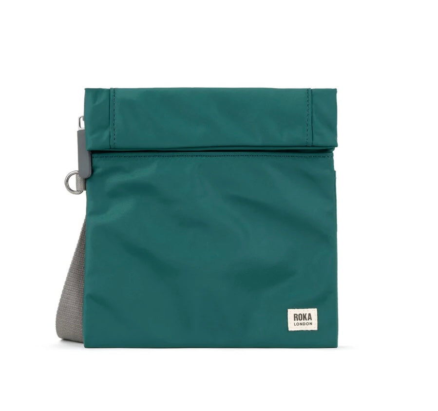 TEAL SMALL STRATFORD RECYCLED NYLON CROSSBODY BAG