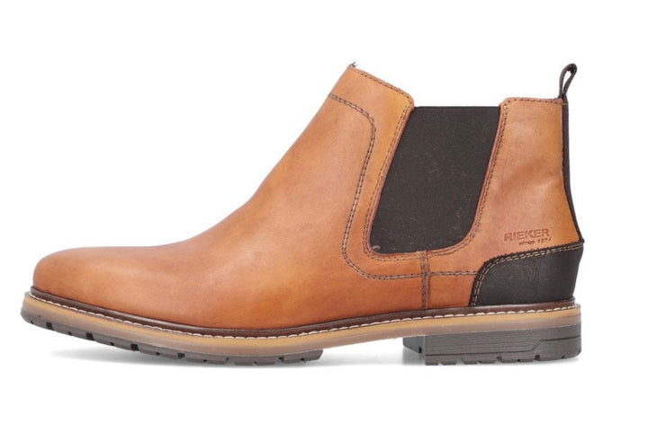 MENS TAN LEATHER CHELSEA BOOT