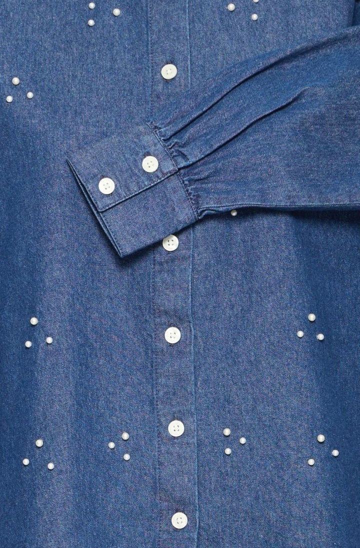 MID BLUE DENIM CALANTHA SHIRT