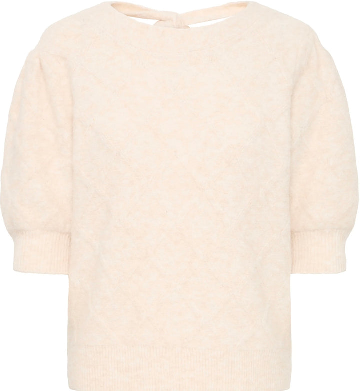 BIRCH MELANGE OMEA BOW JUMPER