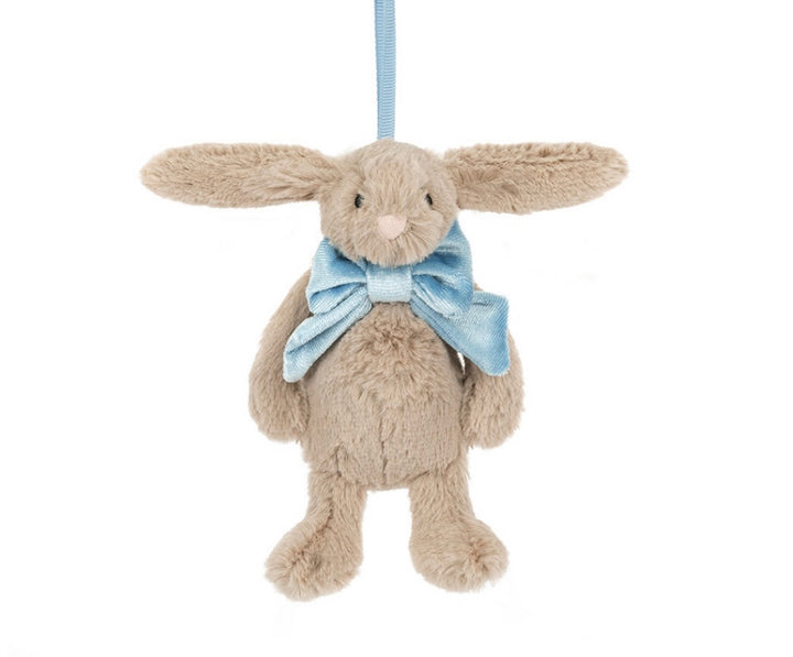 BASHFUL BEIGE BUNNY DECORATION