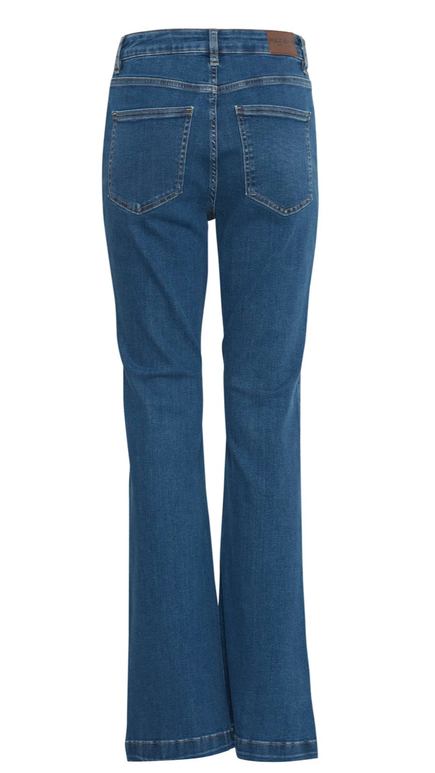 MEDIUM BLUE DENIM BECCA BOOTCUT JEAN