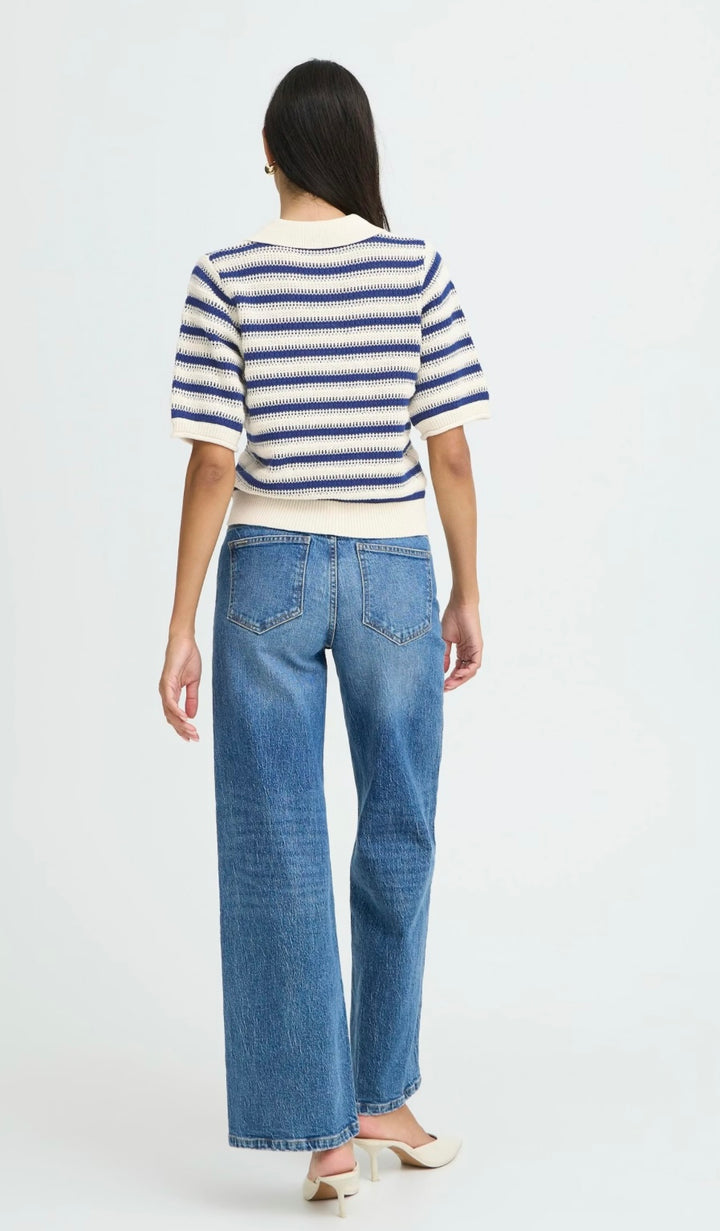 MEDIEVAL BLUE MIKALA POLO JUMPER