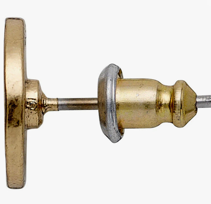 WYNONNA RUSTIC EARRINGS GOLD PLATED