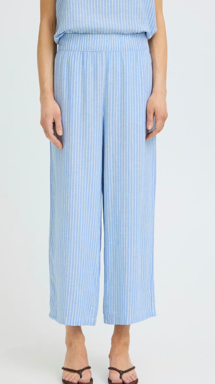 20813083 DELLA ROBB STRIPE FALAKKA CROP TROUSER